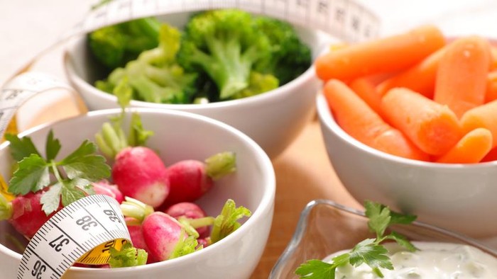 vegetable and dip,diet food concept