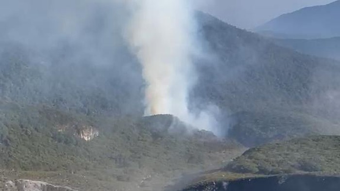Kebakaran hutan di Gunung Gede Pangrango