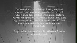 Kotak Putuskan Lepas dari Label Setelah 18 Tahun: Belajar dari Nol