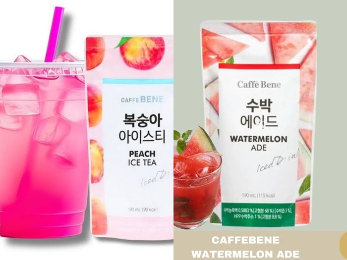 Minuman peach iced tea berlabel nonhalal