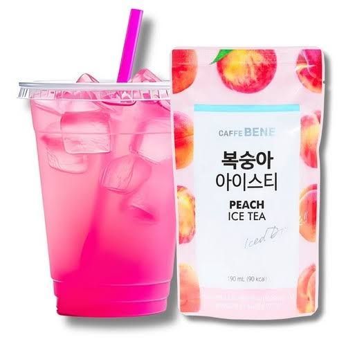 Minuman peach iced tea berlabel nonhalal Minuman peach iced tea berlabel nonhalal