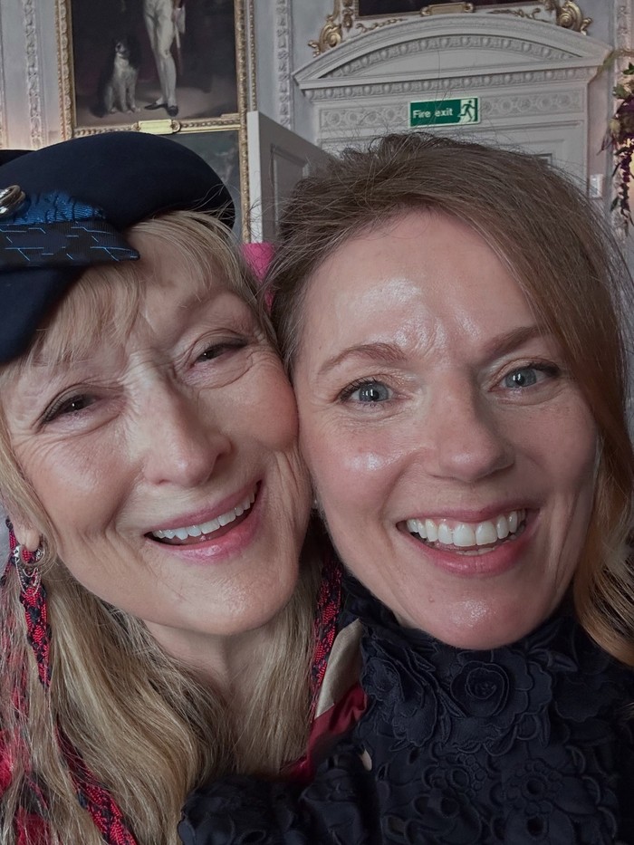 Momen akrab Geri Halliwell dan Meryl Streep