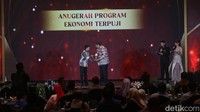 Trofi penghargaan diterima langsung oleh Bupati Chaidir Syam dalam malam puncak detiktimur Awards 2026 di Grand Ballroom Trans Hotel Jakarta, Jumat (7/8/2026). Apresiasi itu diberikan atas berbagai kebijakan Pemkab Maros dalam mempercepat pemulihan ekonomi pada masa pandemi COVID-19 dan pascapandemi.