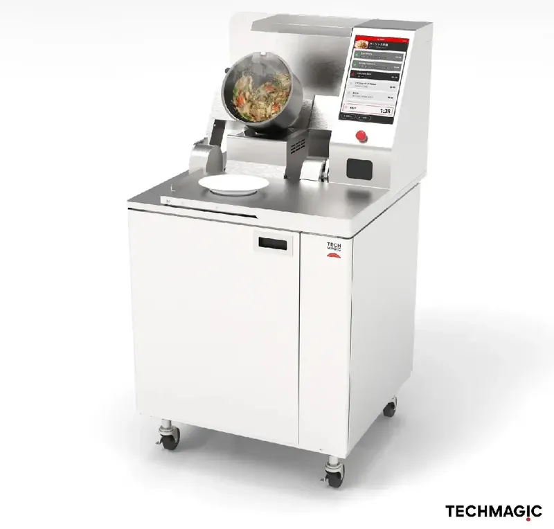 Robot 'Chef' Pembuat Mie di Lawson Jepang Robot 'Chef' Pembuat Mie di Lawson Jepang