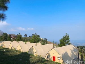 Menikmati Sensasi Glamping Sejuk di Kaki Gunung Ciremai Kuningan