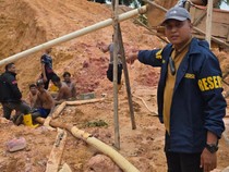 Polisi Tangkap 6 Penambang Emas Ilegal di Kuansing, Pemodal Diburu