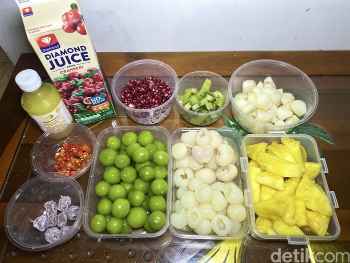Asinan Buah Sultan racikan detikFood