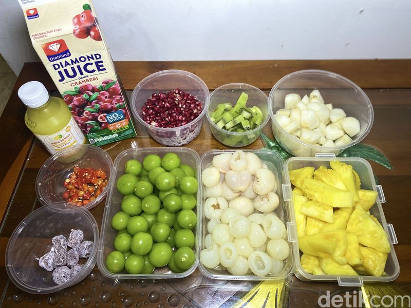 Asinan Buah Sultan racikan detikFood
