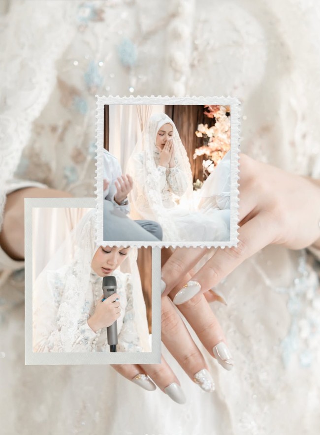 Dalam beberapa foto yang dibagikan terlihat acara berlangsung dengan khusyuk dan lancar. Sebelumnya Dea dan Mazaki memang sudah terlihat beberapa kali membagikan hasil foto-foto prewedding mereka. Foto: Instagram/@deaaannisa