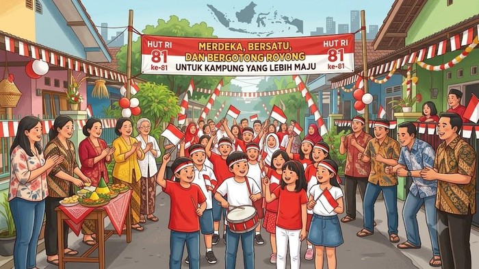 Ilustrasi Acara 17 Agustus 2026