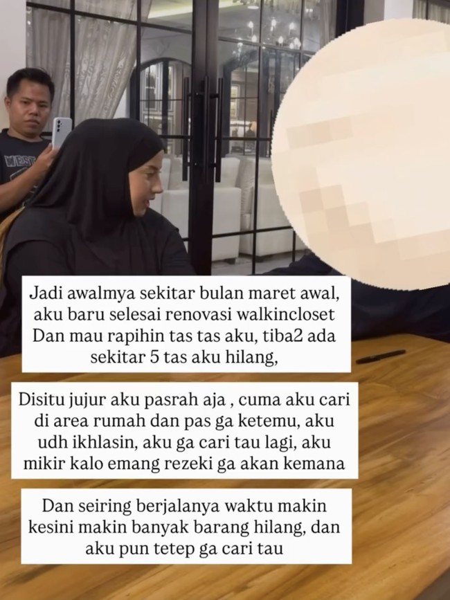 Insiden pencurian tersebut terungkap ketika Tasyi berniat merapikan tasnya di dalam walk-in-closet yang baru selesai direnovasi pada awal Maret 2026. Ia menyadari ada lima tas branded miliknya yang hilang, namun tak ingin mengambil pusing dan memilih bersikap ikhlas. Foto: dok. Instagram @tasyiiathasyia