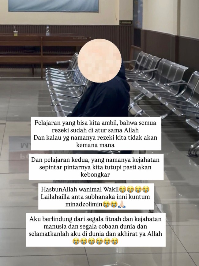 Di akhir unggahannya, Tasyi mengaku telah mengambil pelajaran besar dari insiden pencurian yang membuatnya mengalami kerugian hingga miliaran rupiah. “AKU MOHON DOAIN AKU YAAA TEMEN2 SEMUA😭 DOAIN AKU BIAR DIJAUHKAN DARI ORANG2 JAHAT , ORANG ORANG MUNAFIK, ORANG2 DZOLIM .. aku capekkk😭😭😭” tulisnya lewat caption. Foto: dok. Instagram @tasyiiathasyia
