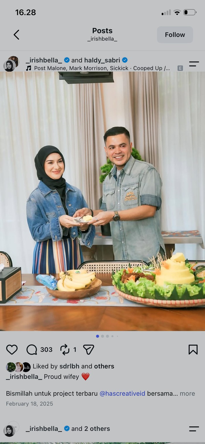 Irish Bella dan suami