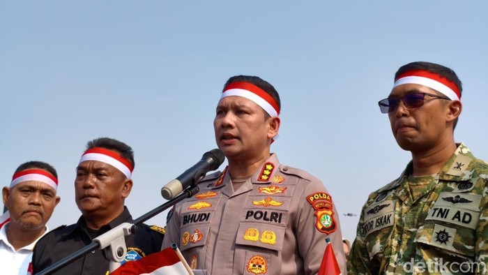 Kabid Humas Polda Metro Jaya Kombes Budi Hermanto menegaskan Jakarta aman dan terkendali, Sabtu (8/8/2026).