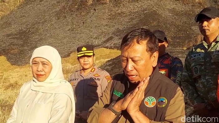 Karhutla di Gunung Bromo