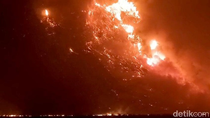 Kebakaran Bromo makin meluas