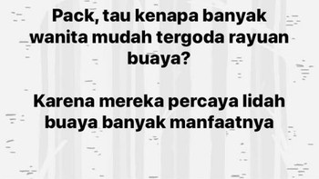 Lidah buaya banyak manfaatnya. Pantas rayuan buaya berbahaya. Modalnya bukan cuma gombal, lidahnya juga dipercaya punya banyak manfaat. Foto: via X.com