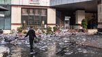 Puing Kebakaran Gedung Bapenda DKI Mulai Dibersihkan