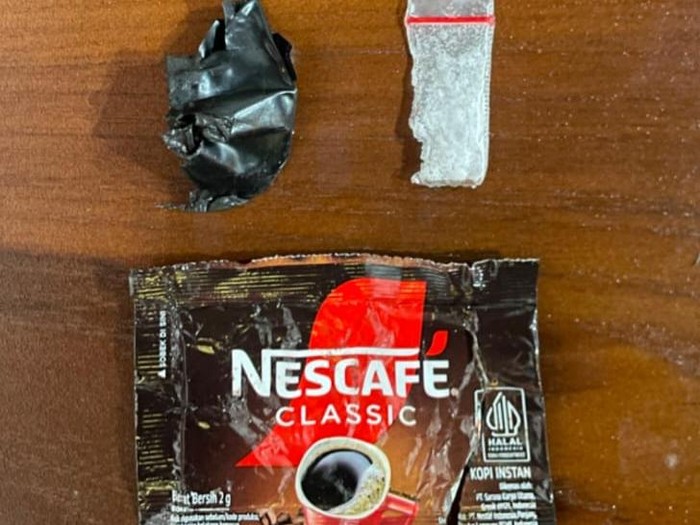 Sabu diselipkan dalam kopi saset di Bantul.
