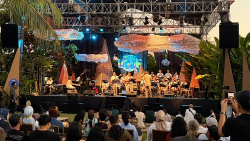 Suasana Ubud Village Jazz Festival (UVJF) 2026 di Sthala, a Tribute Portfolio Hotel, Ubud, Gianyar, Jumat (7/8/2026). (Istimewa)