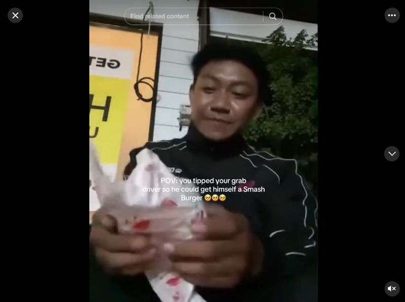 Terharu! Ojol di Bali Dapat Tip buat Beli Smash Burger Favorit Terharu! Ojol di Bali Dapat Tip buat Beli Smash Burger Favorit