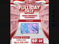 Diskon Jumbo LED TV 43 Inch di Transmart Full Day Sale
