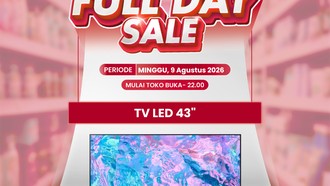 Transmart Full Day Sale Balik Lagi, Beli TV 43