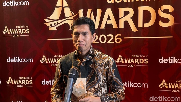 Wakil Ketua Komisi II DPR RI Bahtra Banong mengapresiasi detiktimur Awards 2026.