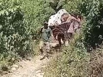 Wanita Lansia Stroke di Mamasa Ditandu 10 Km Lewati 2 Sungai untuk Berobat