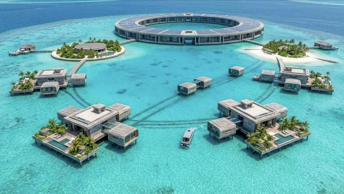 Desain Pulau Anti-kiamat di Maladewa.