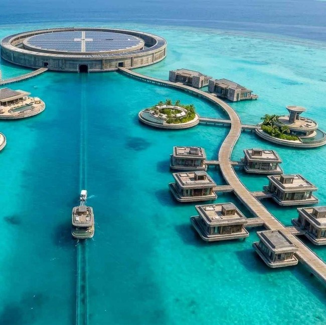 Foto: Desain Pulau Anti-Kiamat di Maladewa yang Diklaim Tahan Gempa