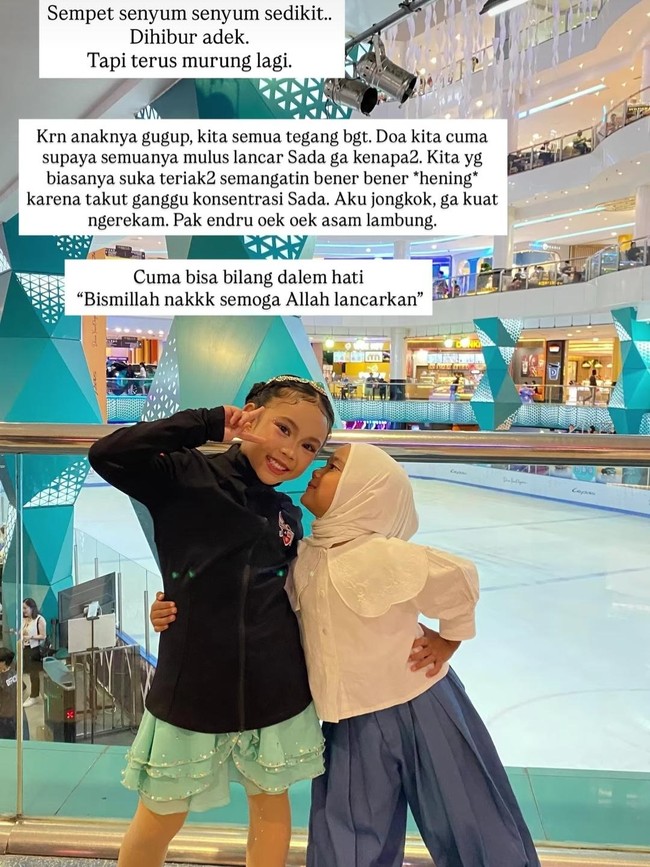 Fitrop Ikut Mellow Sada Murung Lomba Ice Skating di Malaysia, tapi Happy Ending