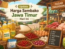 Harga Sembako Jatim Hari Ini: Minyak Goreng, Cabai Rawit Naik