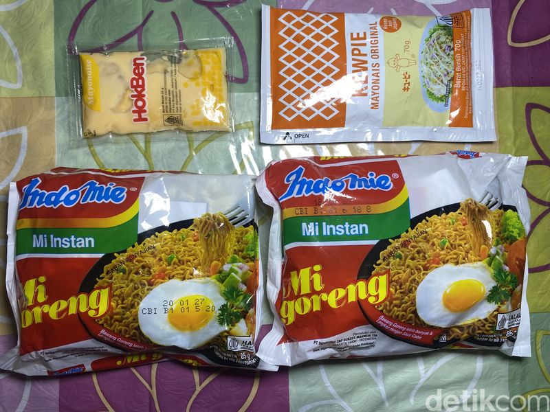 Racikan Indomie goreng campur mayones Hokben