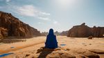 Patung Biru di Al Ula Arab Saudi yang Dituding Berhala