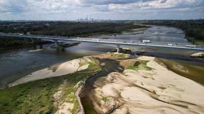 Kekeringan Landa Sungai Vistula, Permukaan Air Capai Rekor Terendah