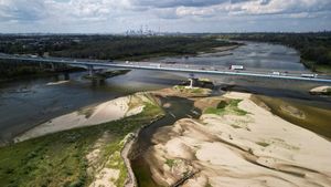 Kekeringan Landa Sungai Vistula, Permukaan Air Capai Rekor Terendah