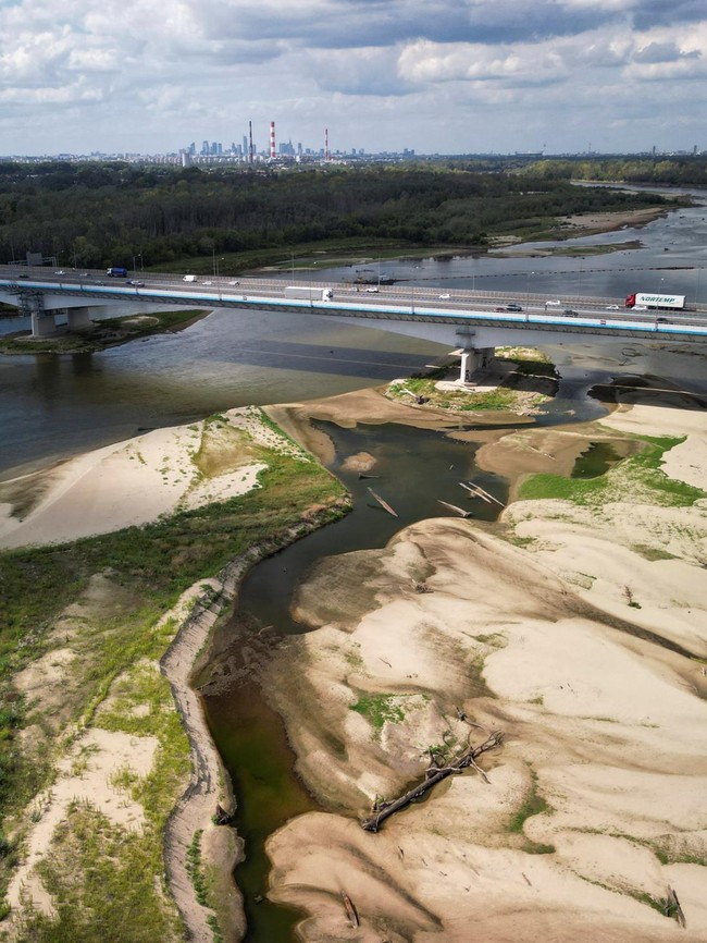 Kekeringan Landa Sungai Vistula, Permukaan Air Capai Rekor Terendah