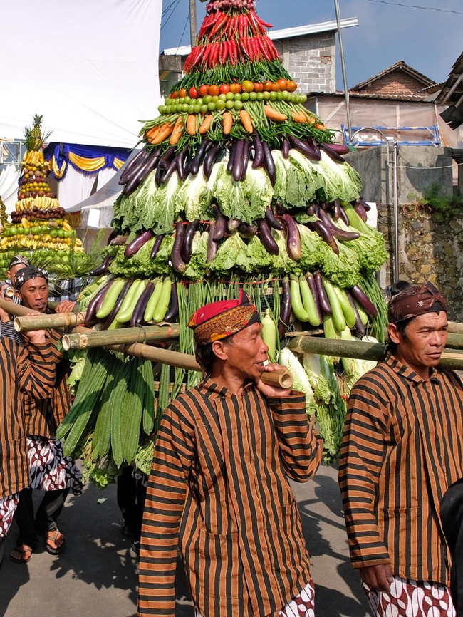 Kirab Hasil Bumi Warnai Festival Lembutan di Lereng Gunung Sindoro
