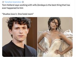 Meme Tom Holland dan Zendaya Mandi Uang, Film Laris Manis