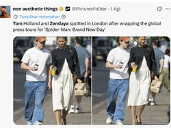 Meme Tom Holland dan Zendaya Mandi Uang, Film Laris Manis