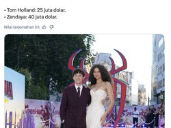 Meme Tom Holland dan Zendaya Mandi Uang, Film Laris Manis