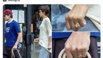 Keduanya tampak memakai cincin pernikahan di jari masing-masing. Foto: X.com