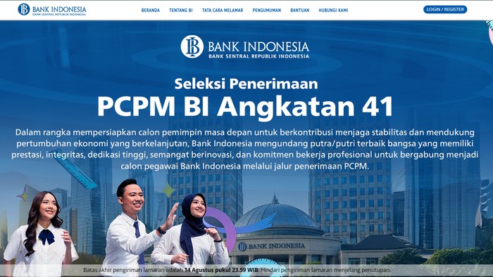 Rekrutmen Bank Indonesia Agustus 2026.