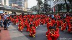 Semarak Kemerdekaan, Ribuan Pesilat Unjuk Jurus di Bundaran HI
