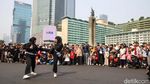 Semarak Kemerdekaan, Ribuan Pesilat Unjuk Jurus di Bundaran HI