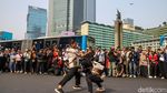 Semarak Kemerdekaan, Ribuan Pesilat Unjuk Jurus di Bundaran HI