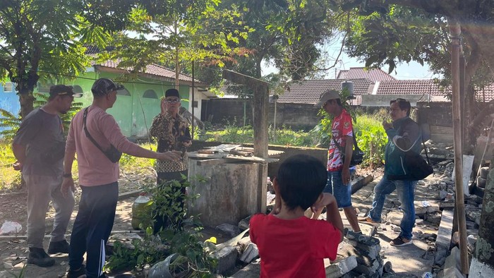 Lokasi tembok roboh di Minomartani Ngaglik Sleman