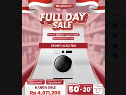 Mesin Cuci Banting Harga di Transmart Full Day Sale