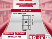 Buruan ke Transmart Full Day Sale, Beli Rak Besi Dapat Diskon Segede Ini
